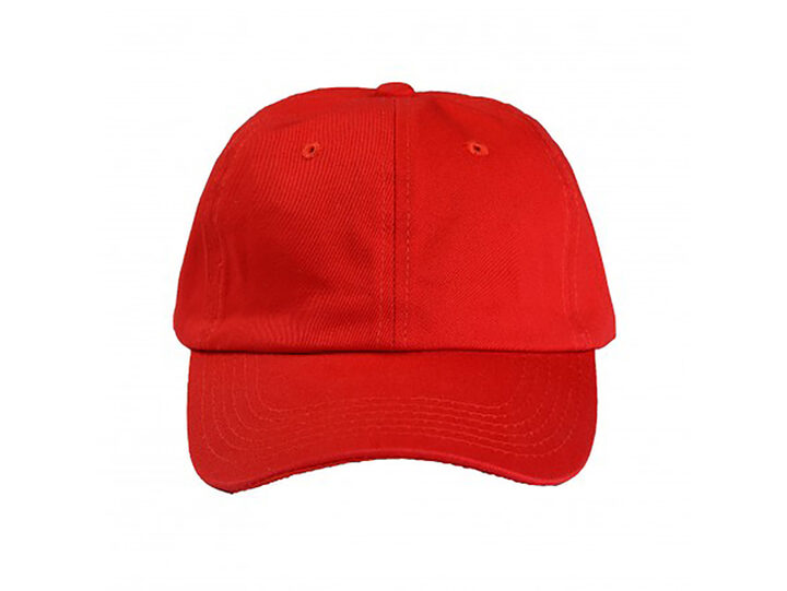 Balec Plain Baseball Cap Hat Adjustable Back (Red)