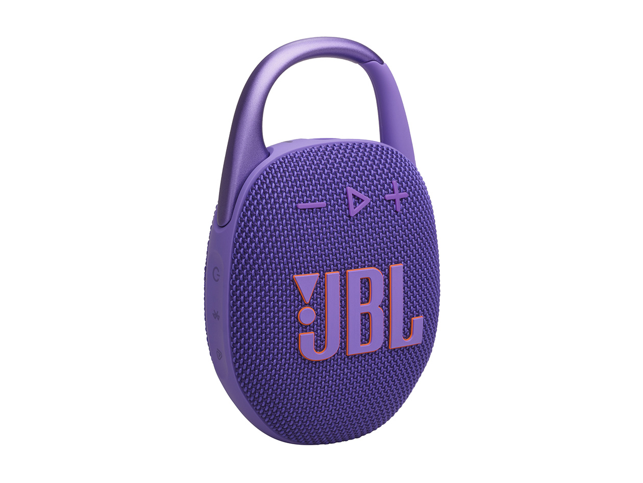 JBL Clip 5 Ultra-Portable Bluetooth Speaker - Purple (Open Box) 