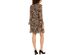 Anne Klein Women's Tiered Zebra Print Dress Beige Size 2