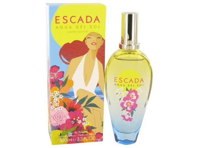 3 Pack Escada Agua Del Sol by Escada Eau De Toilette Spray 3.3 oz for Women