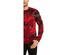 Alfani Men's Abstract Jacquard Crewneck Sweater Red Size XL