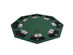 Costway 48" Green Octagon 8 Player Four Fold Folding Poker Table Top & Carrying Case - Green