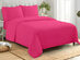 4-Piece Microfiber Sheet Set (Pink/Queen)