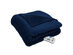 Serta Silky Plush BlueTooth Electric Heated Warming Blanket - Navy Blue