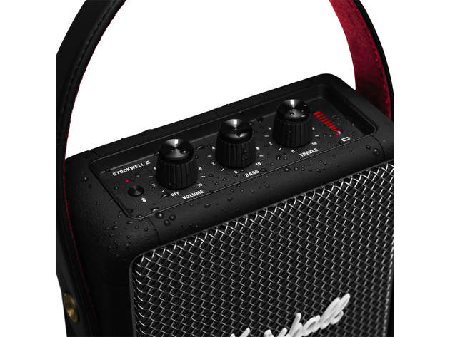 Marshall STOCKWELLIIB Stockwell II Portable Bluetooth Speaker - Black