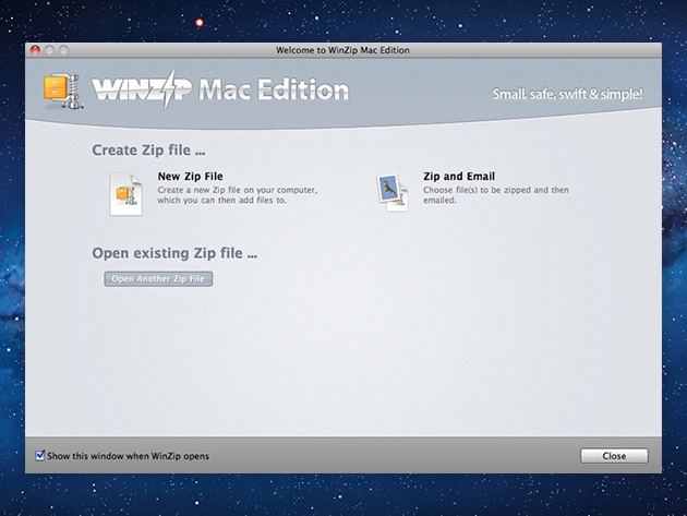 WinZip 4 Mac