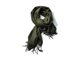 Lavisha Cashmere-Blend Shawl (Olive)