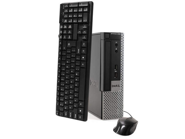 Dell OptiPlex 9020 Ultra Small Form Factor Computer PC, 3.20 GHz Intel i5 Quad Core Gen 3, 4GB DDR3 RAM, 240GB SSD Hard Drive, Windows 10 Home 64 bit (Renewed)