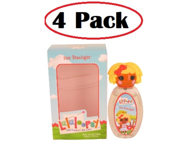 4 Pack of Lalaloopsy by Marmol & Son Eau De Toilette Spray (Dot Starlight) 1.7 oz