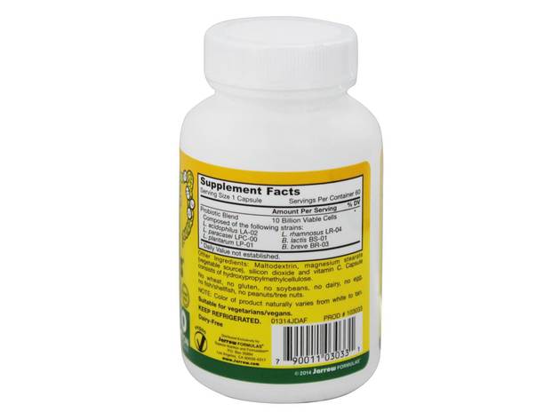 Jarrow Formulas - Jarro-Dophilus Allergen-Free 10 Billion CFU - 60 Vegetarian Capsules