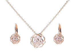 Rose Is A Rose Pendant & Earring Set 