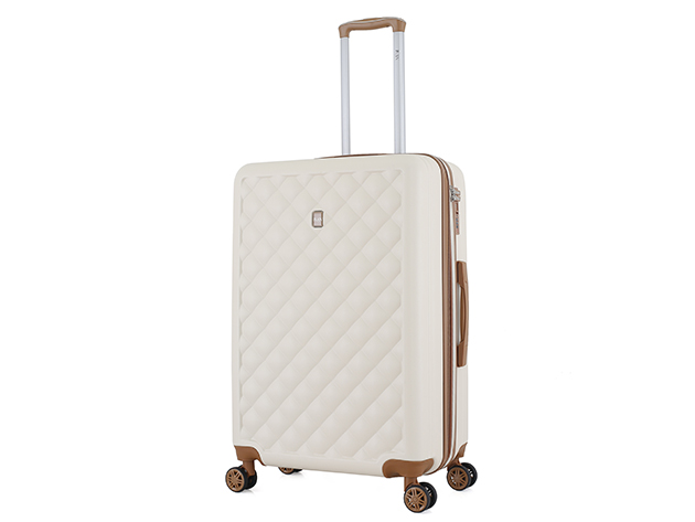 Luan Diamond 3-Piece Luggage Set (Beige)