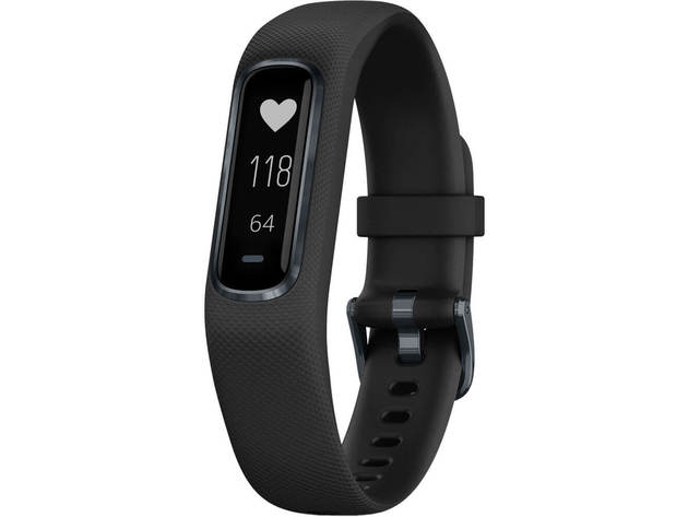 Garmin VIVOSMART4MB vívosmart 4 Activity Tracker - Black/Midnight, Large