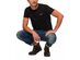 Superdry Men's Orange Label T-Shirt Black Size Medium