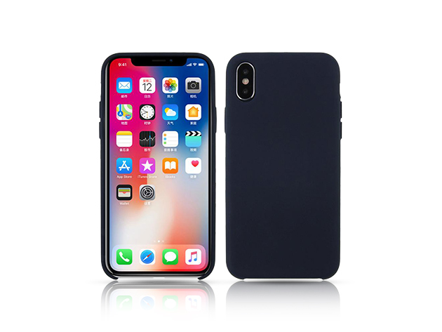 iPM Silicone iPhone X Series Case (iPhone X/Navy)