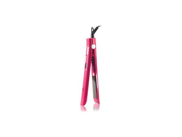 Hottest Pink Hair Bundle: Flat Iron + Curling Set