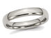 Ladies or Mens Chisel 4mm Comfort Fit Titanium Wedding Band - 14