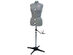 Singer DSF151MLGR Gray Adjustable Dress Form- Medium/Large