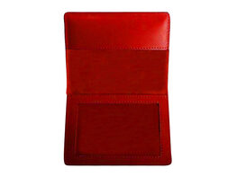 VIP 3-in-1 Card Holder for Vaccination Card, ID & Passport (Red)