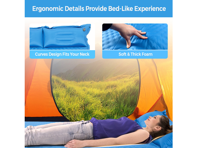 Self inflating on sale camping mat