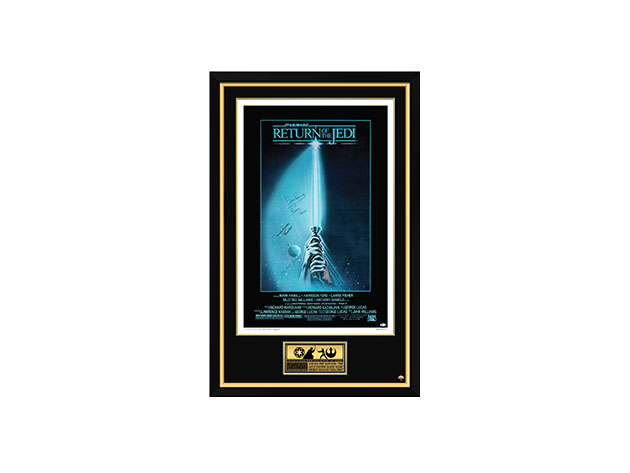 Return of the Jedi Certified Cast Hand-Signed Original Vintage Poster