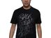 Sean John Men's Black Excellence Glitter T-Shirt Black Size Small
