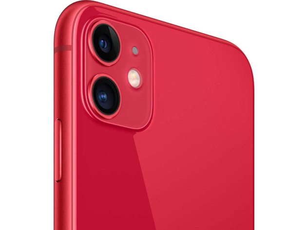Apple iPhone 11, US Version, IOS Bluetooth 4G 64GB Unlocked Smartphone - Red (Used, No Retail Box)