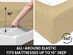 Super-Soft 1800 Series Bamboo Blend 6-Piece Sheet Set (Khaki/King)