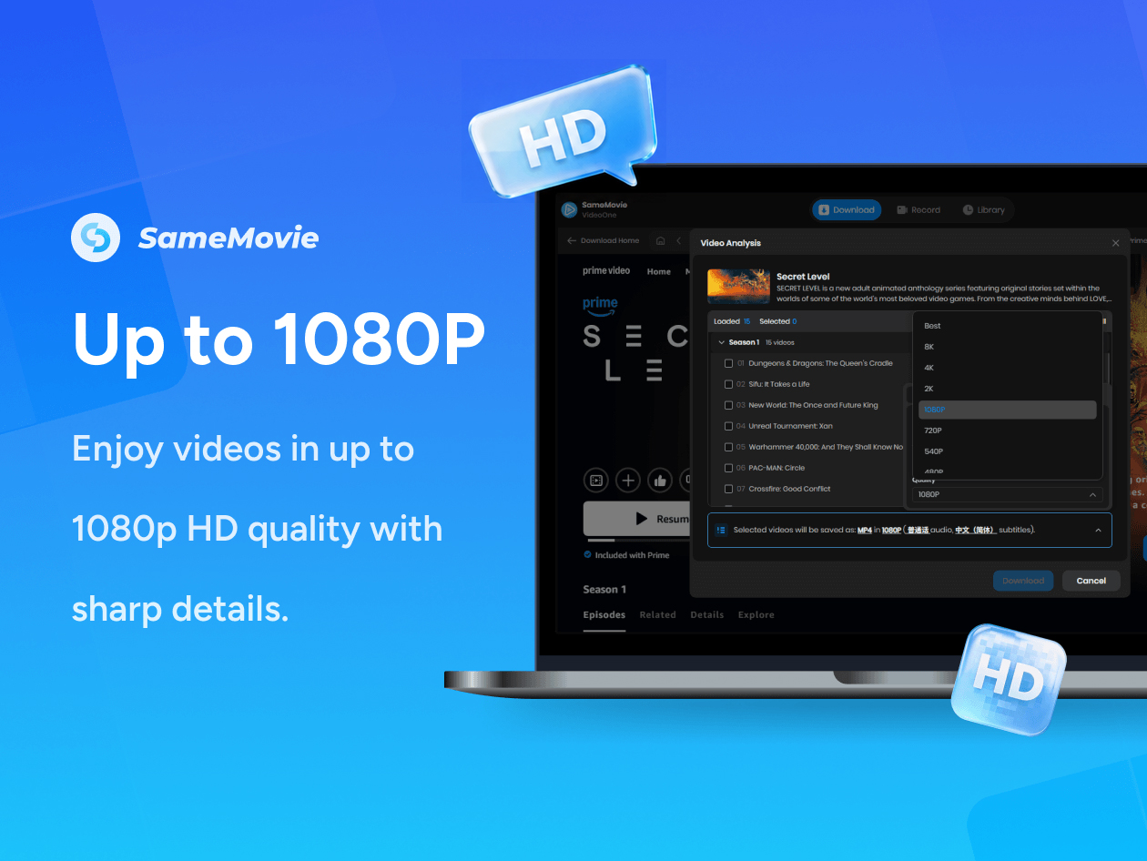 SameMovie All-In-One Video Downloader: Lifetime License (Mac)