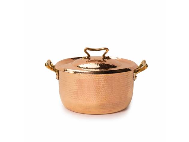 Copper Dutch Oven 5.5 qt w Standard Lid 