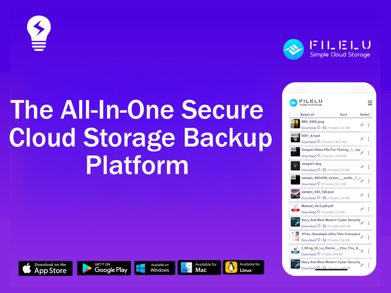 FileLu Cloud Storage Premium Plan: Lifetime Subscription (8TB)
