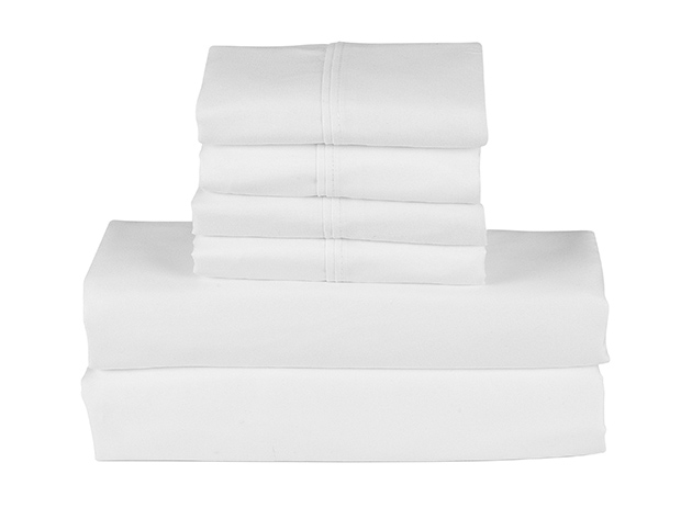 Bamboo Smart Pocket Sheets (White/Queen/6-Piece)