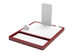 NYTSTND QUAD TRAY MagSafe Wireless + USB-C Charging Station (White Top/Red Base)