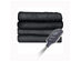 Sunbeam Microplush Comfy Toes Electric Heated Throw Blanket w Foot Pocket Slate Gray Washable 3 Heat Settings - Slate Gray