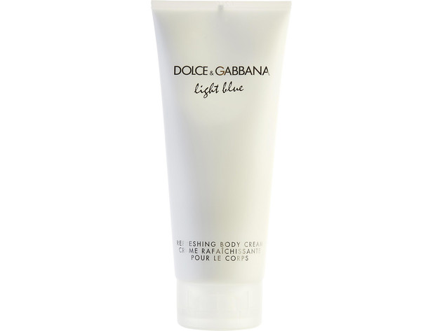 D & G LIGHT BLUE by Dolce & Gabbana BODY CREAM 6.8 OZ for WOMEN ---(Package Of 4)