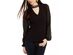 INC International Concepts Women's Embellished Choker Sweater Black Size X-Small