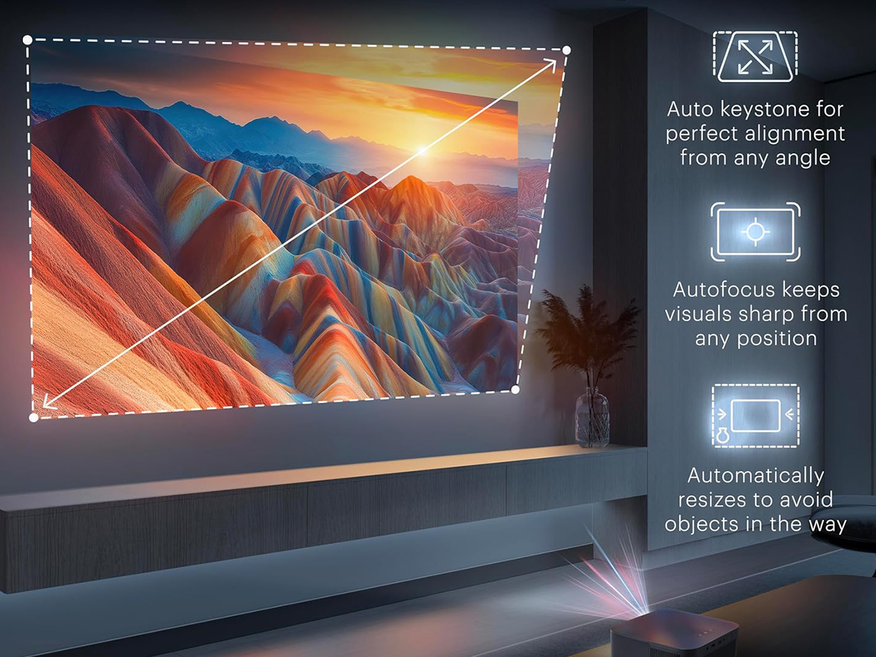 Kodak Flik X20 1080p Smart Projector with Google TV