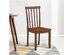 Costway Set of 2 Dining Chair Kitchen Spindle Back Side Chair with Solid Wooden Legs Walnut