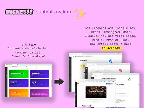 Nichesss AI Copywriter: Lifetime Subscription | StackSocial