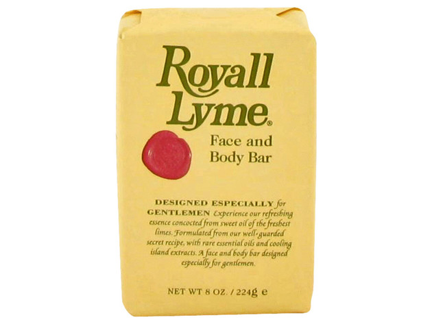 ROYALL LYME by Royall Fragrances Face and Body Bar Soap 8 oz for Men