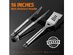 BBQ Grillling Tools Set, 25PCS Stainless Steel Grilling Kit for Smoker, Kitchen
