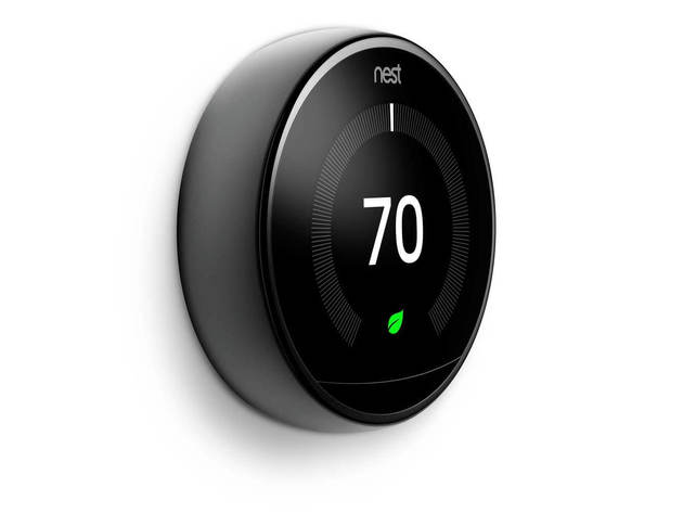 Google Nest T3018US Learning Thermostat 3rd Gen - Mirror Black