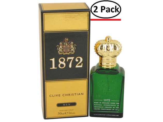 Clive Christian 1872 by Clive Christian Perfume Spray 1 oz for Men (Package of 2)