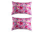 Satin Floral Pillowcase 2-Pack Pink