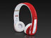 MiiKey Rhythm Pro Bluetooth On-Ear Headphones (Red/White)