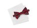 Tommy Hilfiger Men's 2-Pc. Royal Stewart Tartan Silk Bow Tie & Solid Pocket Square Set Red Size Regular