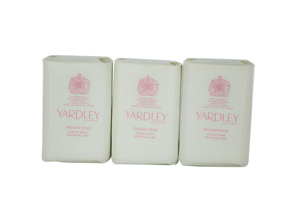 Yardley By Yardley English Rose Luxury Soaps 3 X 3 5 Oz