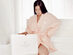 Rebecca Women's Kimono Waffle Robe (White)