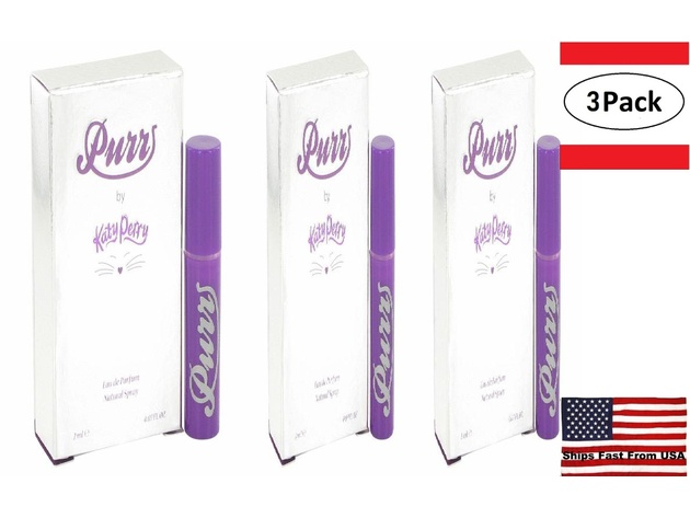 3 Pack Purr by Katy Perry Vial (sample) .06 oz for Women