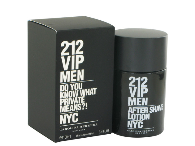 212 Vip by Carolina Herrera After Shave 3.4 oz for Men (Package of 2)